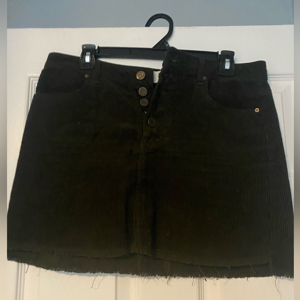 Cute green cord skirt🍁